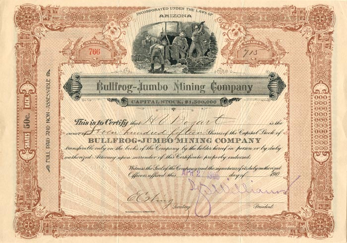 Bullfrog-Jumbo Mining Co.